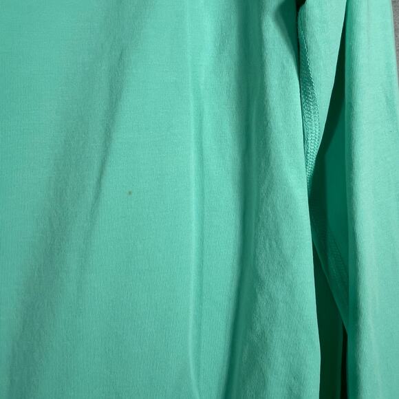 Lululemon Back In Action Mini Dress Womens 4 Green Long Sleeves Boat Neck Active - Picture 4 of 8